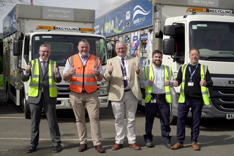 North Devon takes delivery of 16 kerbside recycling vehicles  image