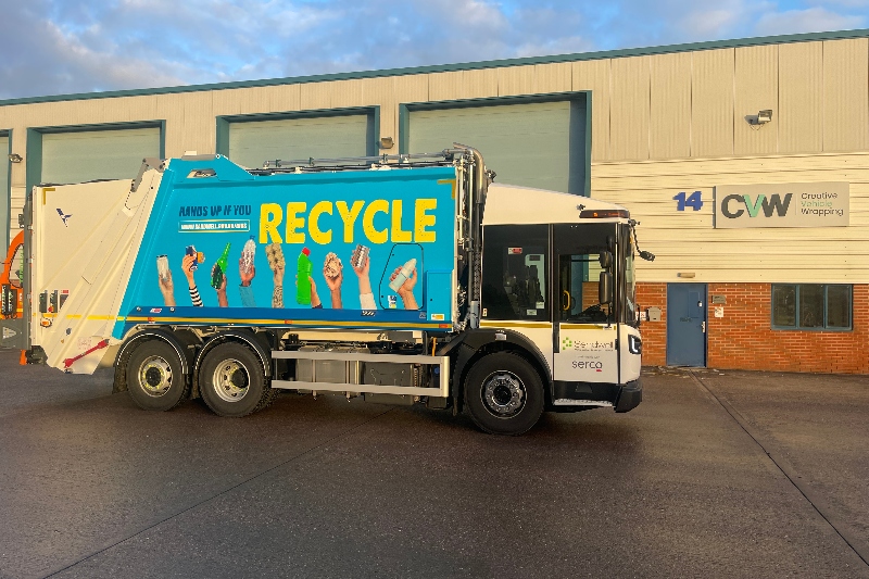 Vinyl makeover for Sandwell’s new waste and recycling fleet image