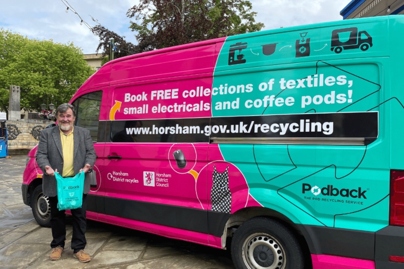 Horsham coffee pod recycling scheme reaches half million milestone  image