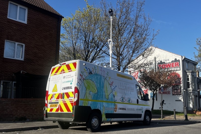Wirral Council dispatches 24-hour security van image
