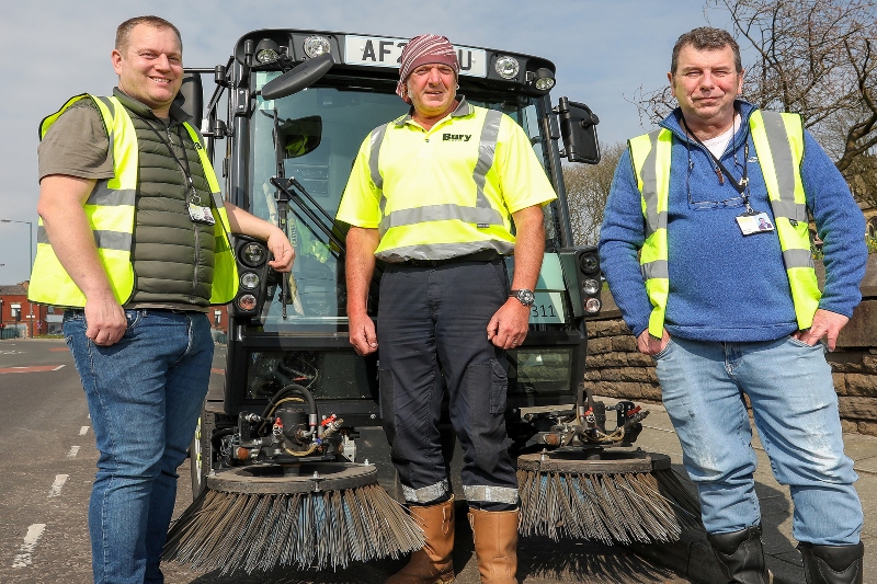 Bury Council invests £225,000 in three Schmidt Swingo sweepers image