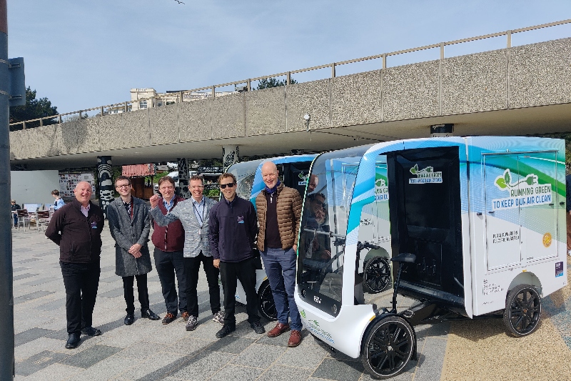 E-cargo bikes take to Bournemouth seafront image