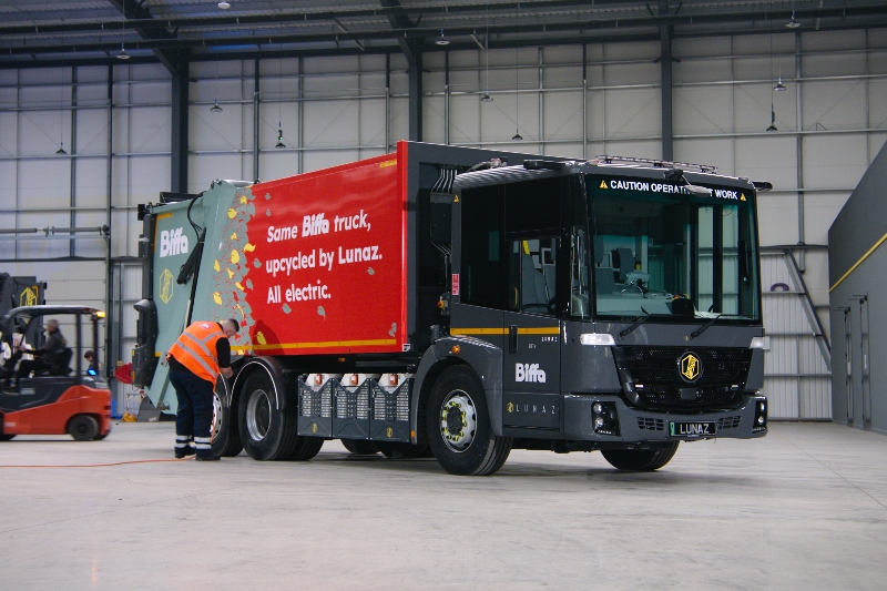 Biffa places order with Lunaz to convert 10 diesel trucks image