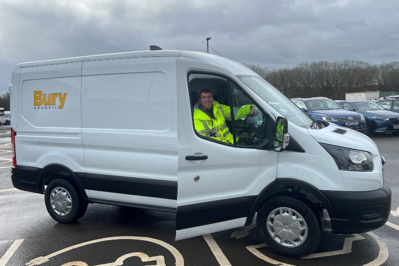 Bury takes delivery of 15 electric vans  image