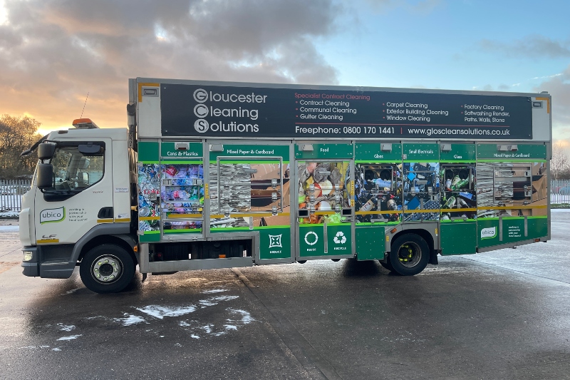 Gloucester City recycling fleet transformed with vinyl wrapping image
