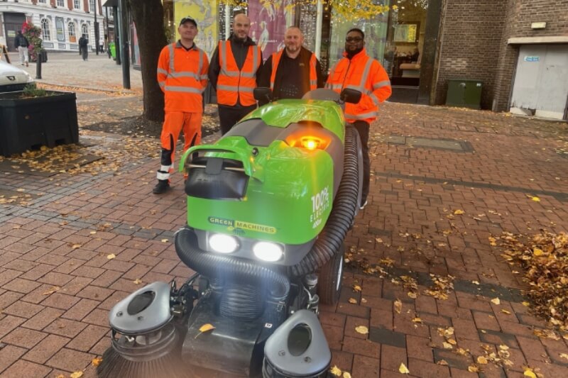 Derby gets a green upgrade with new e-sweeper image