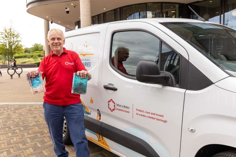 Telford & Wrekin introduces EV library van image