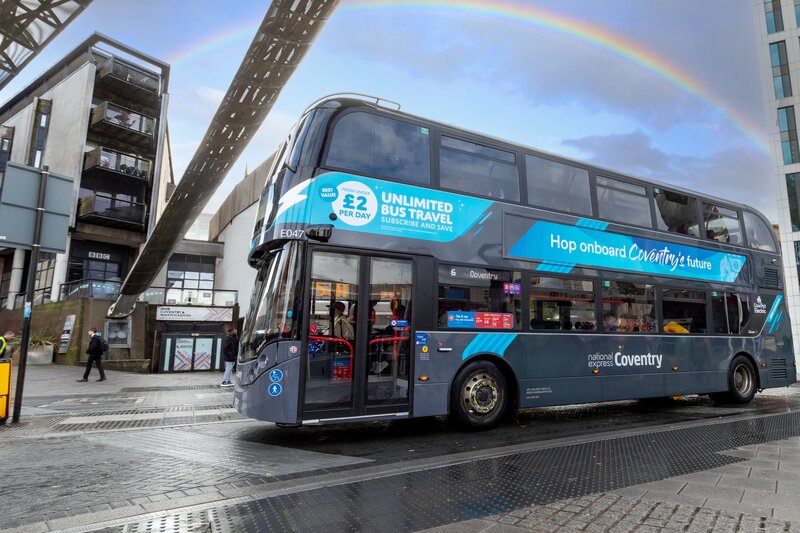 Coventry set to become UK’s first all-electric bus city with £150m investment image