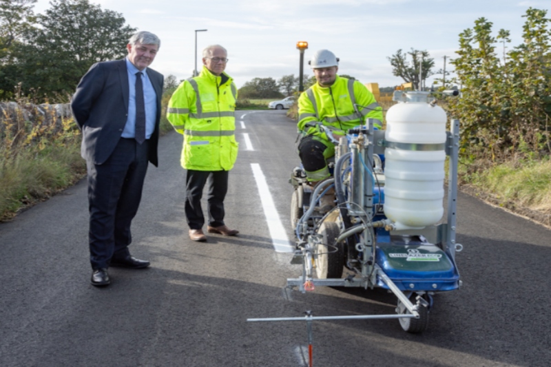 Council levels up road lining service image