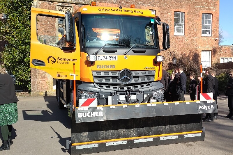 Somerset pupils invited to name new gritting vehicles image