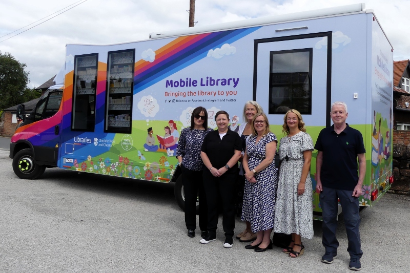 Cheshire West and Chester Council introduces electric mobile library image