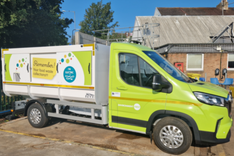 Lewes trials all-electric collection vehicles image