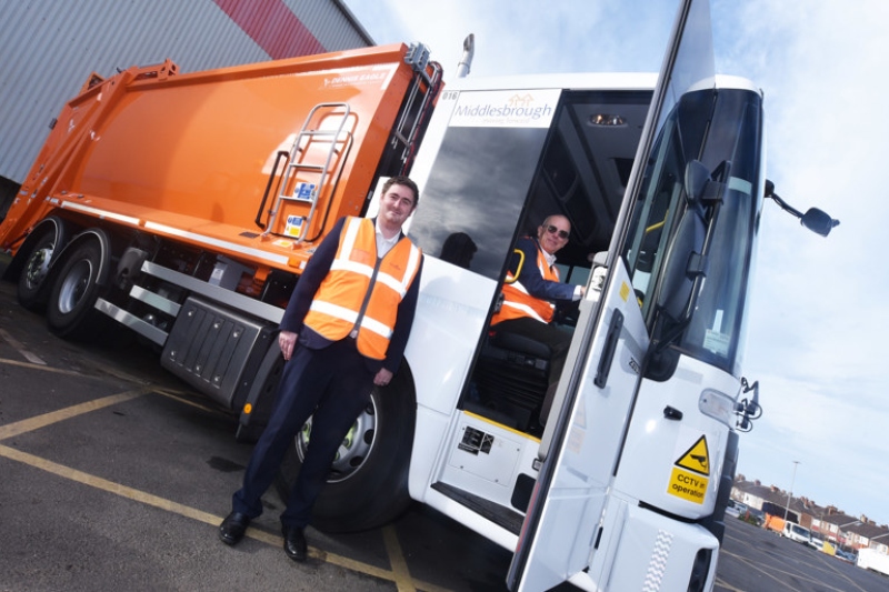 Middlesbrough takes delivery of new Dennis Eagle trucks  image