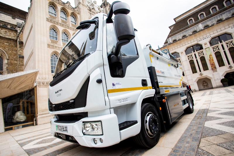 Basildon Council and NRG Riverside roll out first fully electric food waste collection fleet  image