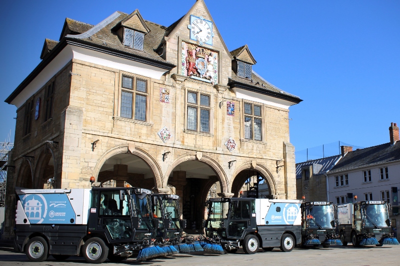 Peterborough City Council adds five new Swingo compact sweepers to its Streetcare fleet image