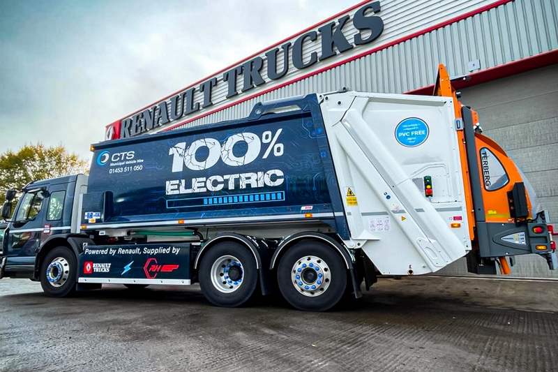 Preston City Council trials electric bin lorry image