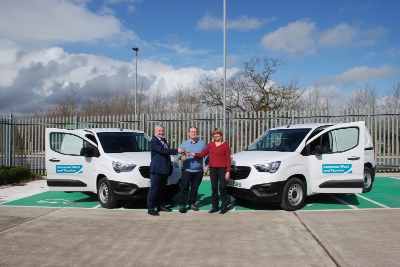 Somerset West and Taunton welcomes new van fleet image