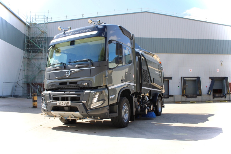 Aebi Schmidt aims for safety heights with new Street King 660 truck-mounted sweeper image