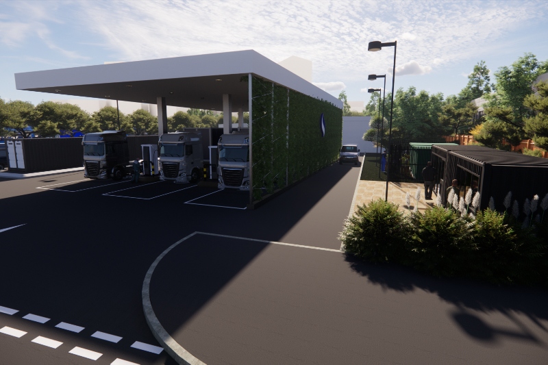 SSE Energy Solutions to build first electric HGV charging hub  image