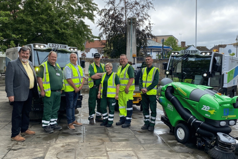 Horsham adds two electric sweepers to fleet image