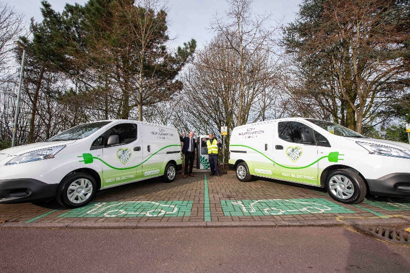 Wolverhampton council takes delivery of two electric vans image