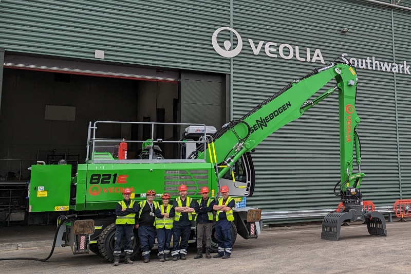 Veolia introduces first UK electric 360 telehandler image
