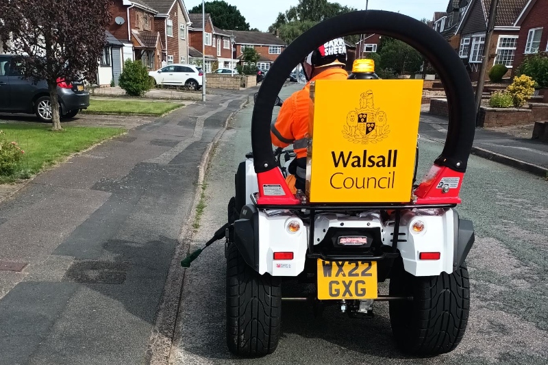 Walsall Council gets on board with new weed control solution image