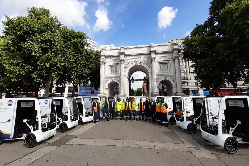 Veolia rolls out fleet of e-street cleansing bikes image