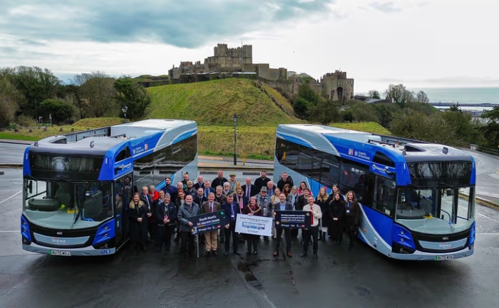 New electric bus fleet hits the streets of Dover