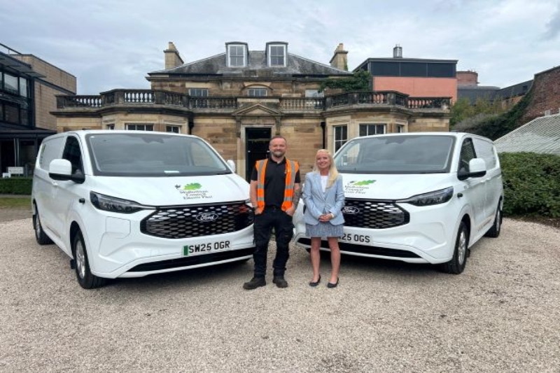 Midlothian Council powers ahead with zero-emission vans