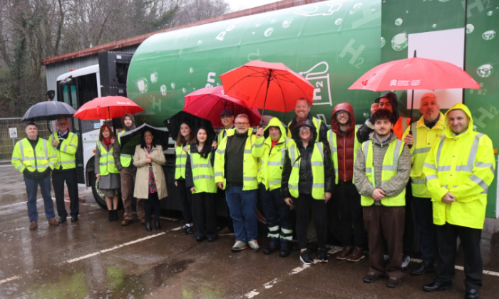 Wales launches head-to-head trial of hydrogen and electric refuse vehicles