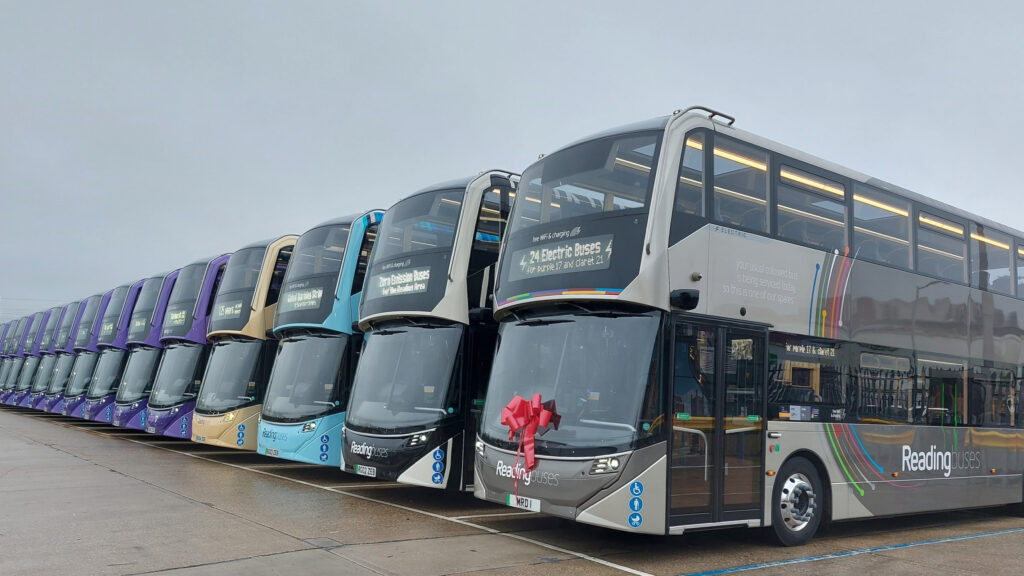 Reading secures £3m funding for 17 more electric buses