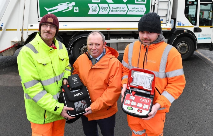 East Riding to benefit from launch of defibrillators in bin lorries