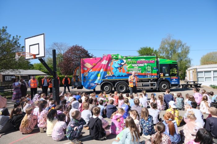Maidstone unveils ‘Big Green Recycling Machine’