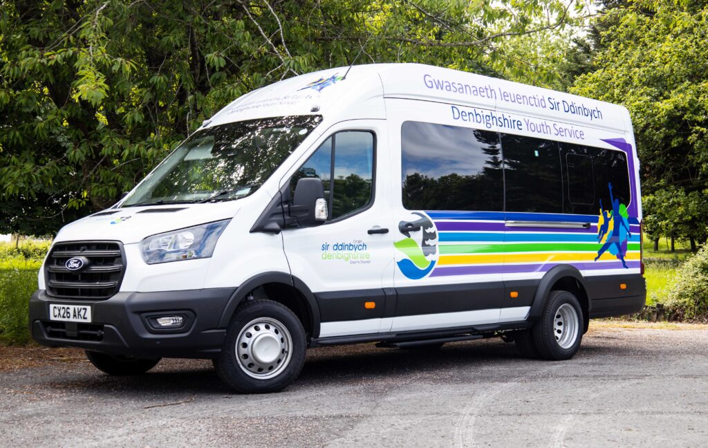 Denbighshire drives youth service improvements with new minibus