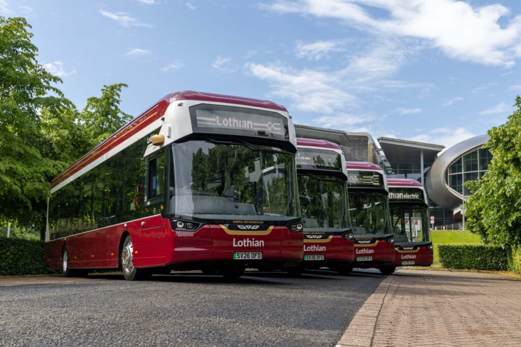 New electric buses drive forward greener transport in Edinburgh