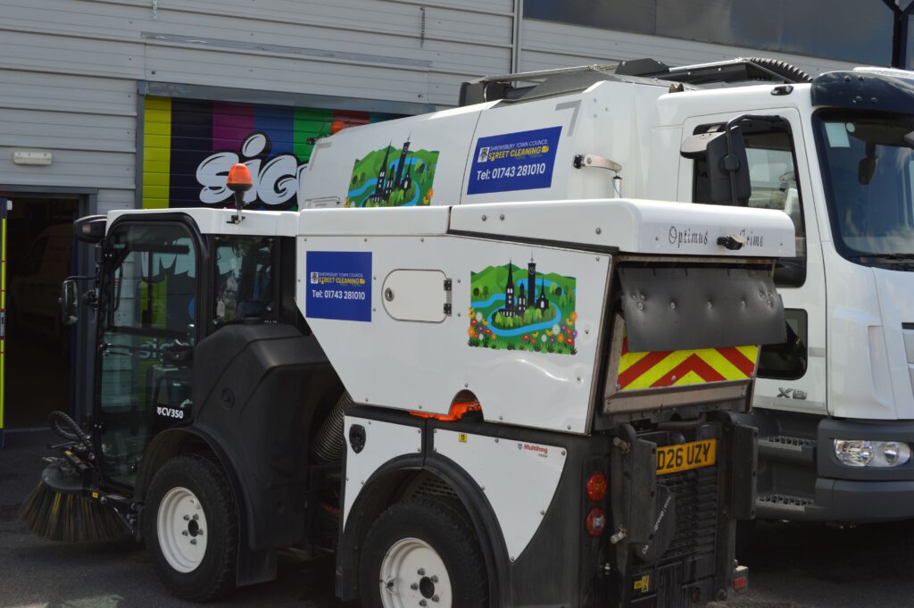 Shrewsbury gives street sweepers fresh look and crowd-picked names