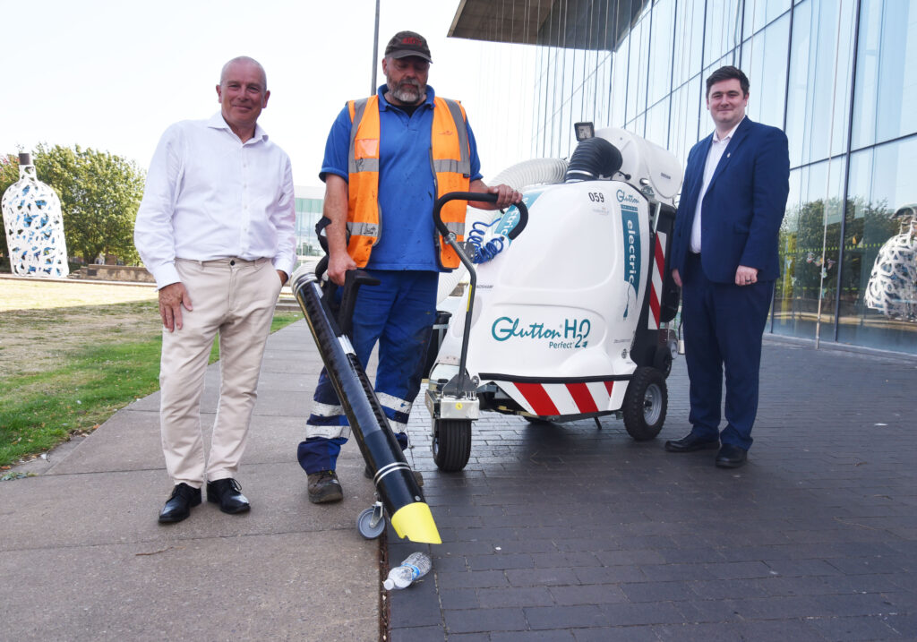 Middlesbrough trials electric street cleaning machine to tackle grime