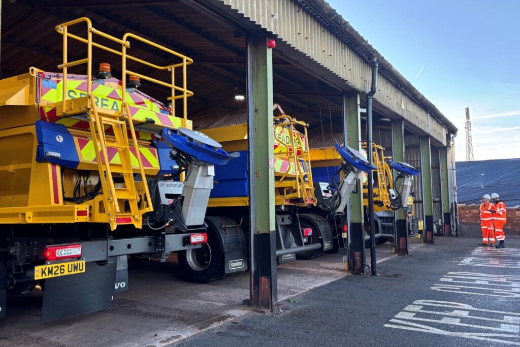 Staffordshire CC unveils 11 new ‘state-of-the-art’ gritters