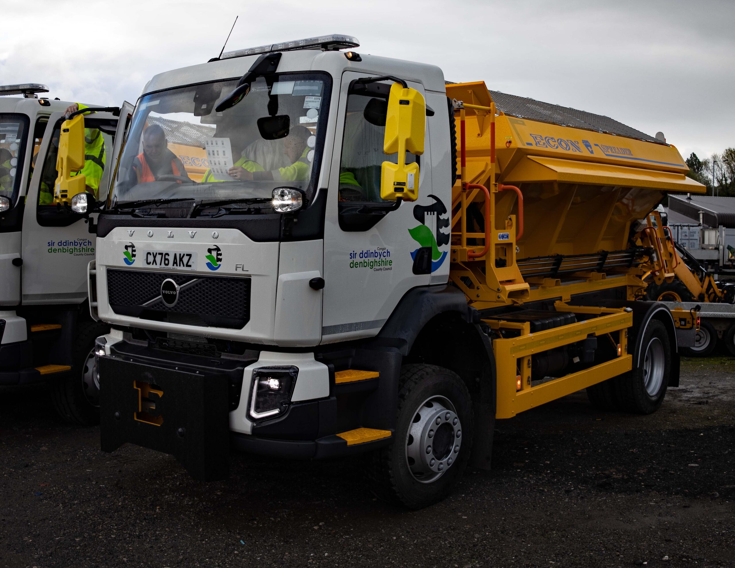 Denbighshire announces arrival of eight modern gritters